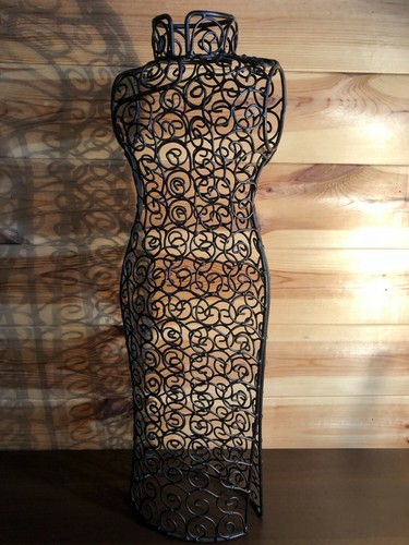 52cm cheongsam black slit - 52cm,