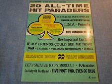 SHEET MUSIC - 20 ALL TIME HIT PARADERS - ALL ORGAN SOLOS/PORTABLE CHORD ORGAN