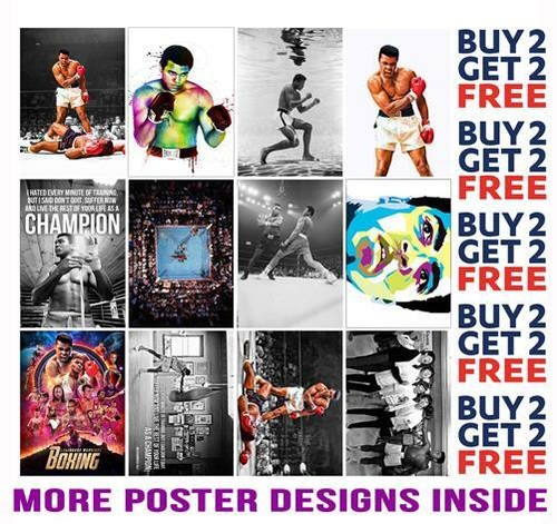 Muhammad ali boxing gym poster - muhammad,