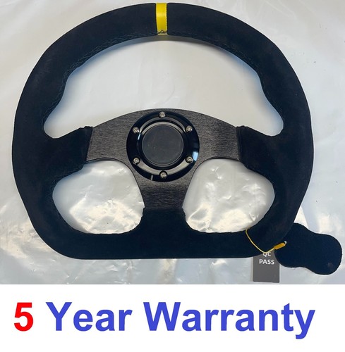 Suede shape steering wheel - suede,