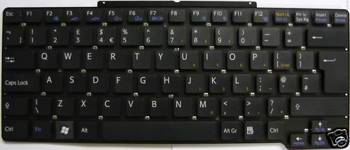 Sony vgn series keyboard - series,