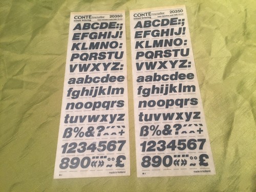 Conte instant lettering - instant,
