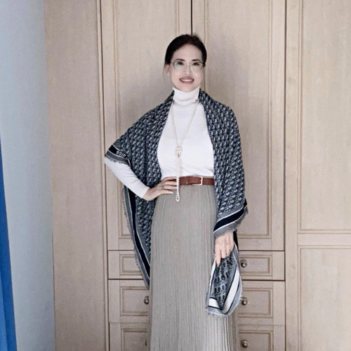 Irmak taupe beige ribbed knit - taupe,