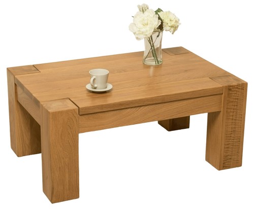 Kuba chunky small oak coffee - small,