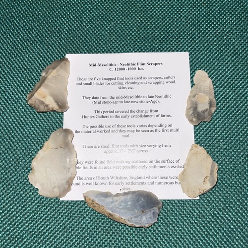 Flint tools mesolithic - tools,