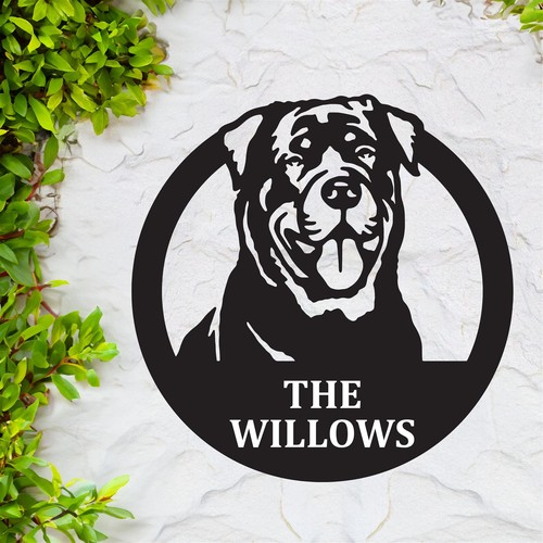 Steel circular rottweiler - circular,