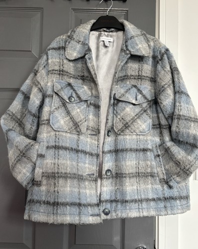 Topshop blue grey fluffy - grey,