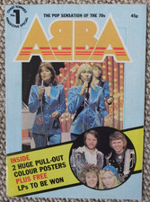 ABBA No.1 Chart Toppers Magazine Special 1976 - including  Double Poster