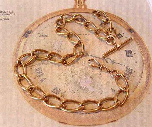 Victorian pocket watch chain - victorian,