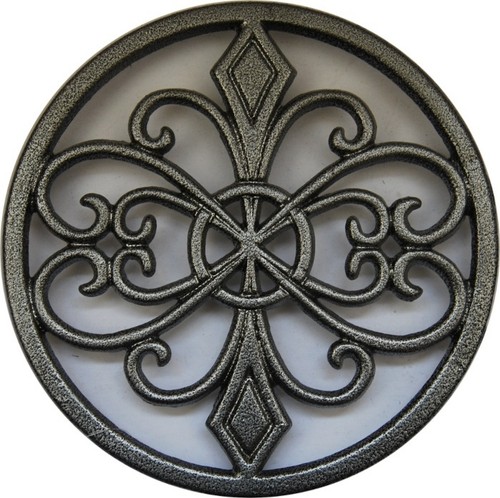 Vintage grey cast - grey, iron