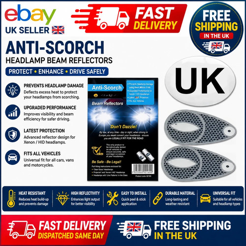 New headlight deflectors - new,