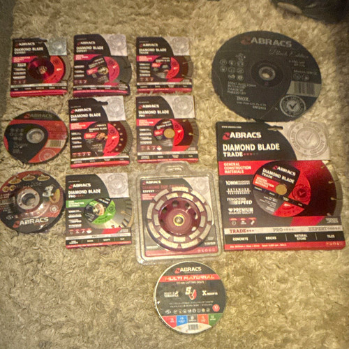 Job lot abracs diamond blades - job,