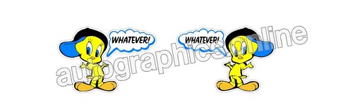 Tweety pie whatever decals - tweety,