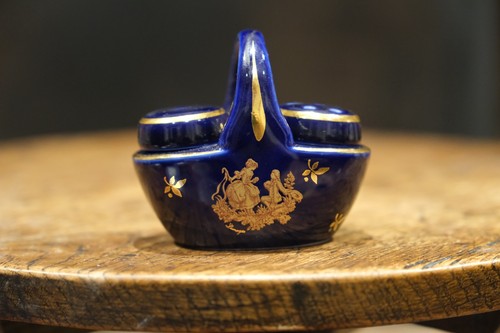 Vintage limoges france cobalt - vintage,
