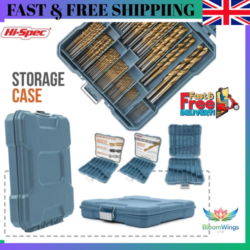 Empty drill bits storage box - empty,
