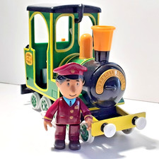 Postman Pat Greendale Rocket Friction Train Engine With Ajay Bains Driver Figure