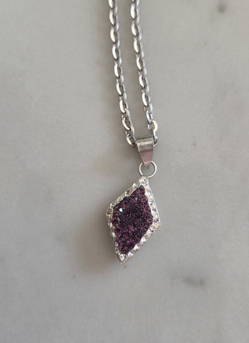 Vintage natural raw garnet - vintage,