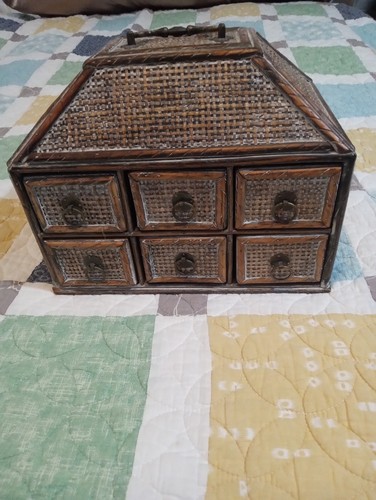Rattan wicker drawer - 6,