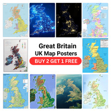 Great Britain (UK) Map Posters