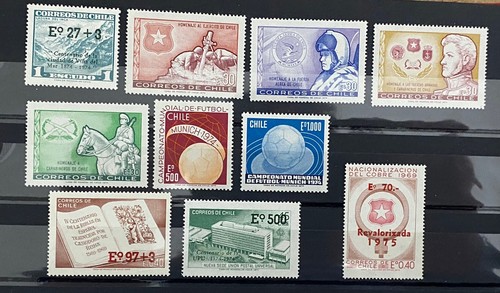Chile lot stamps - lot, of