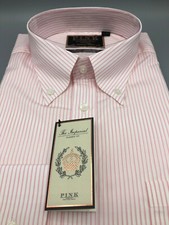 Thomas Pink, Finest 170's B/Down Pink Stripe Shirt, UK:17.5, EU:44, RRP:£175! 