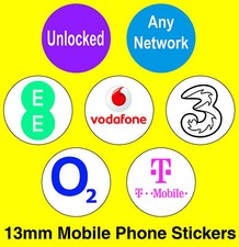 Mobile Phone Network Stickers