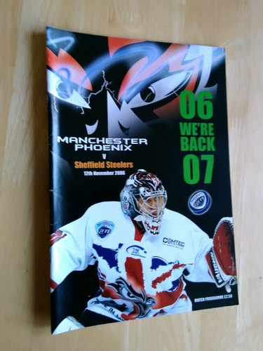 2006 manchester phoenix v - 2006/7,
