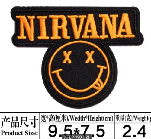 Nirvana patch band badge - nirvana,