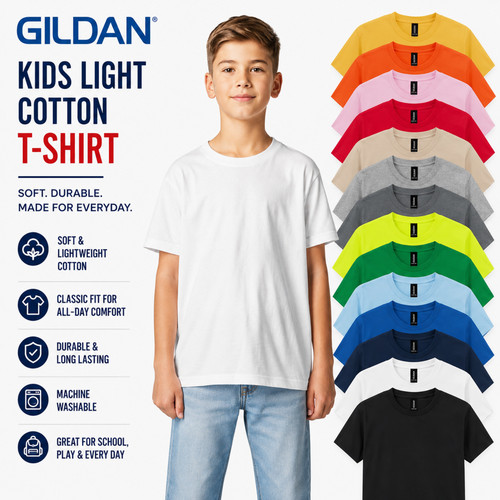 Gildan gd03b kids - gd03b, cotton