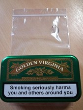 Golden Virginia Empty Tobacco Tin Limited Edition 50g collectable #D
