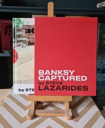 Signed banksy captured steve - signed,