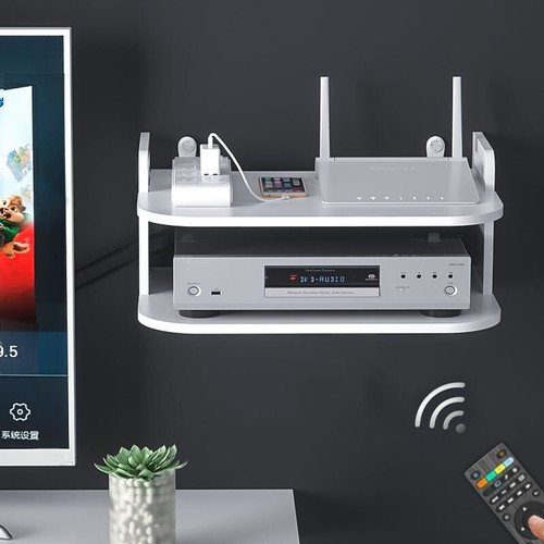 Wall mount router storage rack - router,