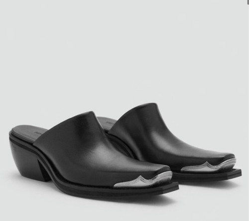 Mng mango 219 black leather - mango,