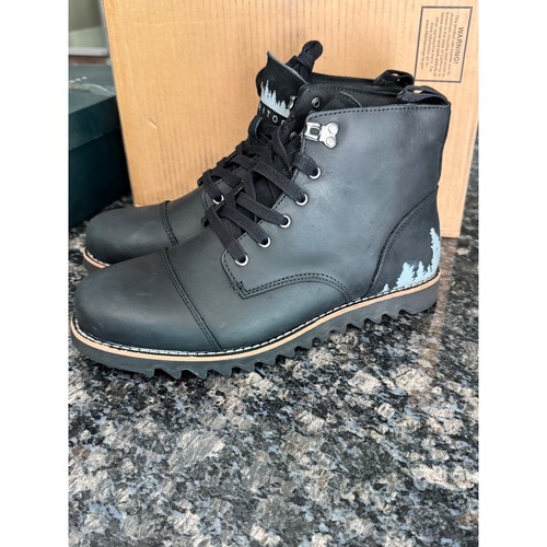 Territory mens black leather - mens,