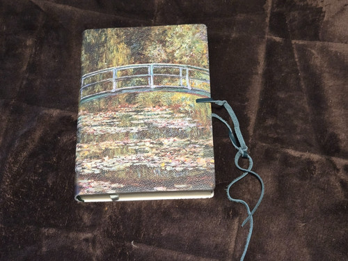 Italian leather monet - italian, "monet's