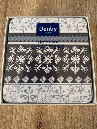 Denby set six coasters - denby, of