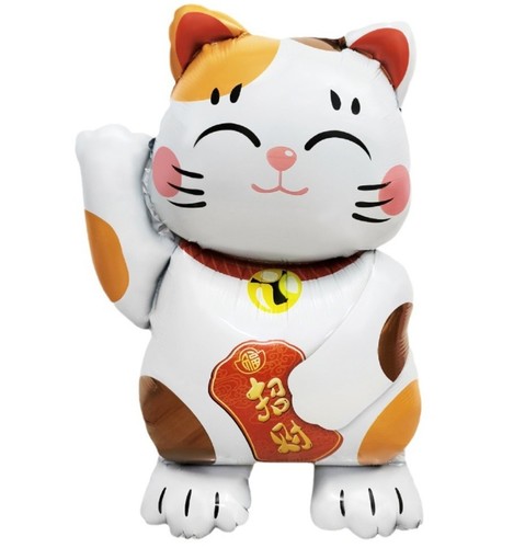 Lucky cat balloon china japan - lucky,