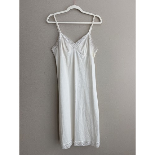 Vtg 90s white slip - 90s,
