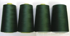 Dark green  4 x 5000 YARD OVERLOCKER SEWING  THREAD 120s ( bottle colour)