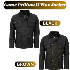Game Utilitas II Men’s Quilted Cotton Wax Jacket – Durable, Stylish & Practical