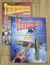SEVEN Thunderbirds / Captain Scarlet / Space Precinct annuals - Gerry Anderson