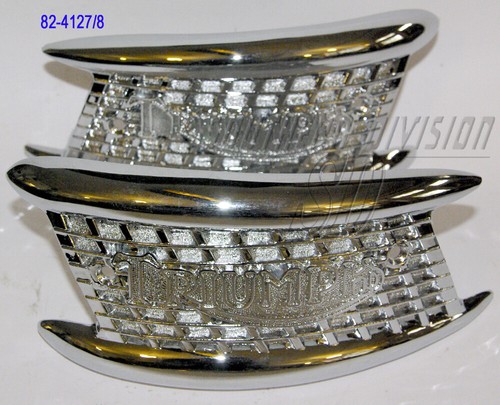 4127 emblems chromed tank - 82-4127/8,