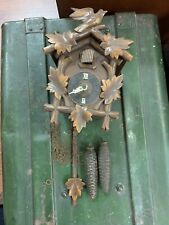 A black forest nice old Cuckoo clock With All Original Features And Cuckoo Fab