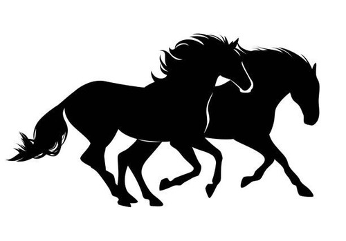 Extra large horses - extra, 36"