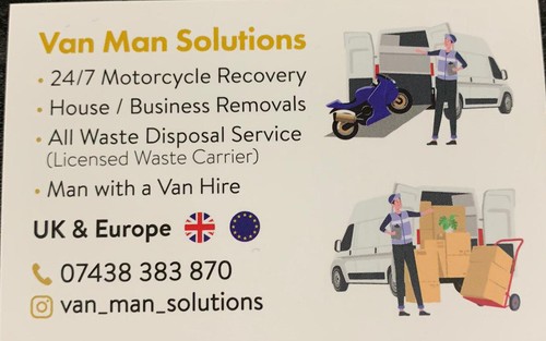Man with van - man,