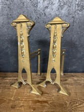 Vintage Antique Brass Fire