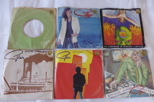 Lot gillan vinyl new - x,