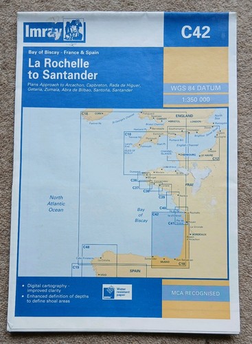 Imray c42 chart rochelle to - rochelle,