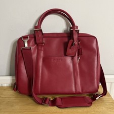 JOSEPH VERITY RED LEATHER