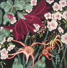 EXOTIC FLOWERS Needlepoint